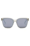 Diff Gia 62mm Oversize Square Sunglasses In Neutral