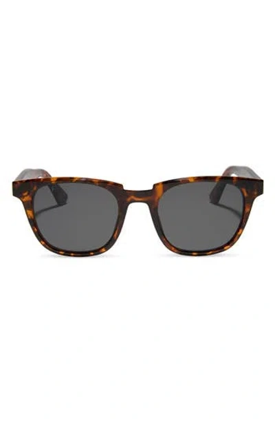 Diff Grayson 51mm Square Sunglasses In Brown