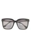 Diff Hailey 54mm Gradient Square Sunglasses In Pink