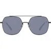 Diff H.e.r. Paradise 60mm Aviator Sunglasses In Blue