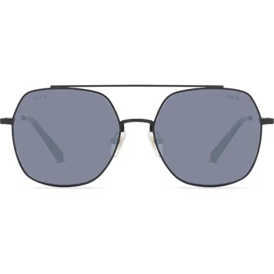 Diff H.e.r. Paradise 60mm Aviator Sunglasses In Blue