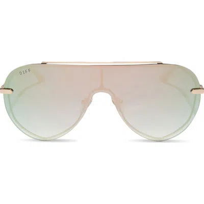 Diff Imani 139mm Gradient Shield Sunglasses