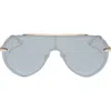 Diff Imani 139mm Gradient Shield Sunglasses In Blue