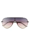 Diff Imani 139mm Gradient Shield Sunglasses In Twilight Gradient