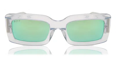 Diff Indy De01-0582-outyn Women's Sunglasses Blue Size 51