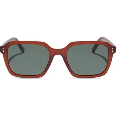 Diff Jace 52mm Square Sunglasses In Clay
