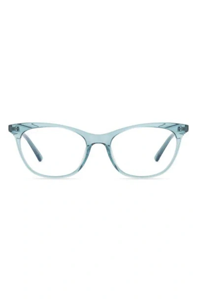 Diff Jade 51mm Blue Light Blocking Cat Eye Glasses In Green