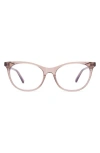 Diff Jade 51mm Blue Light Blocking Cat Eye Glasses In Neutral