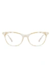 Diff Jade 51mm Blue Light Blocking Cat Eye Glasses In Multi