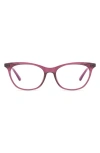 Diff Jade 51mm Blue Light Blocking Cat Eye Glasses In Pink