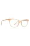 Diff Jade 51mm Blue Light Blocking Cat Eye Glasses In Neutral