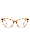 Diff Jade 51mm Cat Eye Optical Glasses In Brown