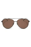 Diff Jane 57mm Aviator Sunglasses