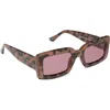 Diff Katie 52mm Gradient Rectangle Sunglasses