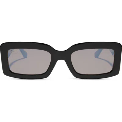 Diff Katie 52mm Gradient Rectangle Sunglasses In Brown