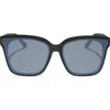 Diff Madison 63mm Oversize Square Sunglasses In Multi
