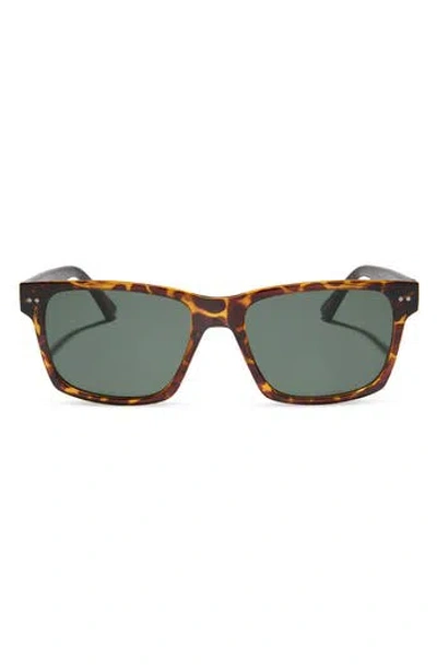 Diff Marco 56mm Square Sunglasses In Brown