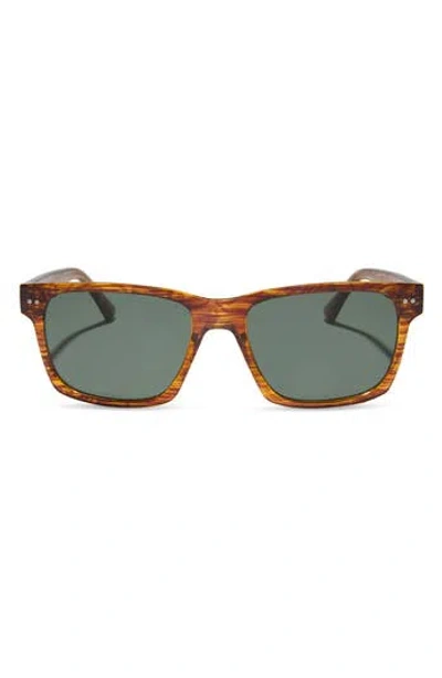 Diff Marco 56mm Square Sunglasses In Brown