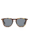 Diff Maxwell 49mm Polarized Round Lens Sunglasses In Multi