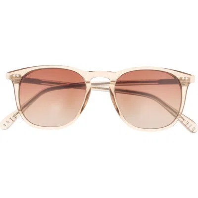 Diff Maxwell 51mm Gradient Polarized Round Sunglasses