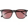 Diff Maxwell 51mm Gradient Polarized Round Sunglasses In Brown