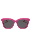 Diff Meredith 54mm Square Sunglasses In Pink