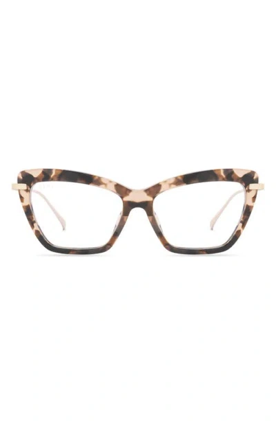 Diff Mila 54mm Cat Eye Optical Glasses In Multi