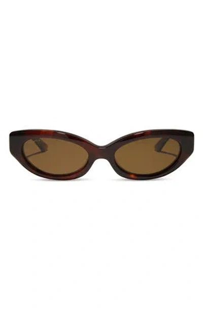 Diff Petra 54mm Polarized Cat Eye Sunglasses