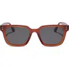 Diff Rhett Square Sunglasses In Clay/ Grey
