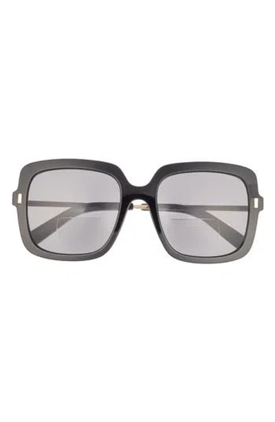Diff Sandy 54mm Square Bifocal Reading Sunglasses Glasses In Orange