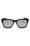 Diff Sean 51mm Square Sunglasses In Black/grey Mirror