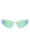 Diff Side Out 49mm Rectangular Sunglasses