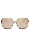 DIFF SLOANE 54MM SQUARE SUNGLASSES