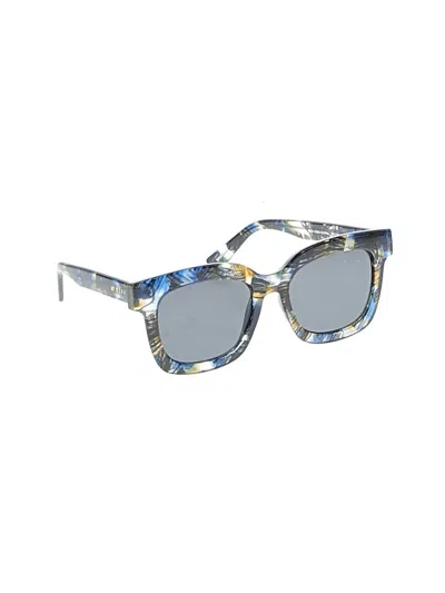 Pre-owned Diff Sunglasses In Blue