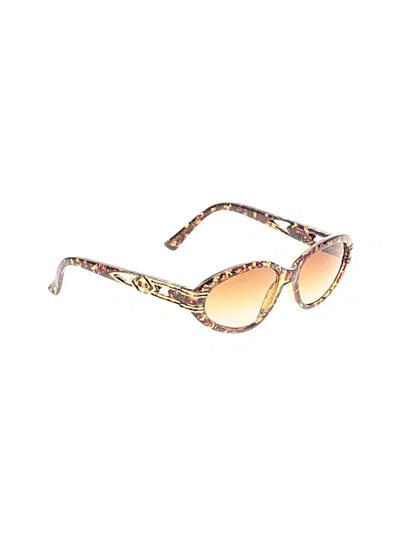 Pre-owned Diff Sunglasses In Tan
