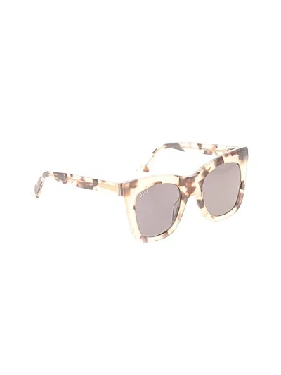 Pre-owned Diff Sunglasses In Tan
