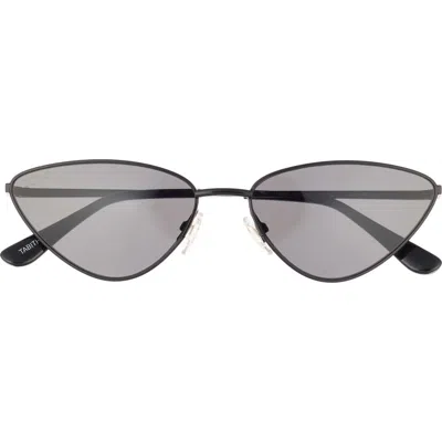 Diff Tabitha 60mm Cat Eye Sunglasses In Black/ Grey