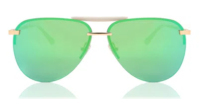 Diff Tahoe De01-0181-gdgin Men's Sunglasses Gold Size 65