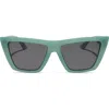 Diff Vinona Sunglasses In Green
