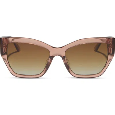 Diff Vivienne 56mm Cat Eye Sunglasses