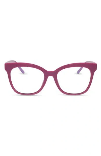 Diff Willa 52mm Cat Eye Blue Light Blocking Glasses In Pink