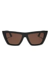 Diff Winona Square Sunglasses In Black