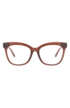 Diff Winston 50mm Cat Eye Optical Glasses In Brown