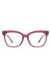 Diff Winston 50mm Cat Eye Optical Glasses In Festive Chestnut/clear