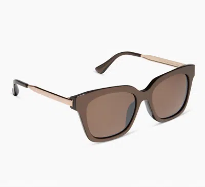Diff Women's Bella Sunglasses In Moscow Mule Brown W/ Gold Flash