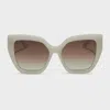 Diff Women's Blaire Sunglasses In Meringue Brown In White
