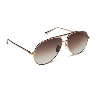 Diff Women's Denver Sunglasses In Gold In Black