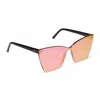 Diff Women's Goldie Sunglasses In Black + Sunset In Multi