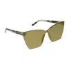 Diff Women's Goldie Sunglasses In Kombu+ Moss Mirror In Green