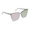 Diff Women's Goldie Sunglasses In Opalescent Pink + Cherry Blossom Mirror In Multi